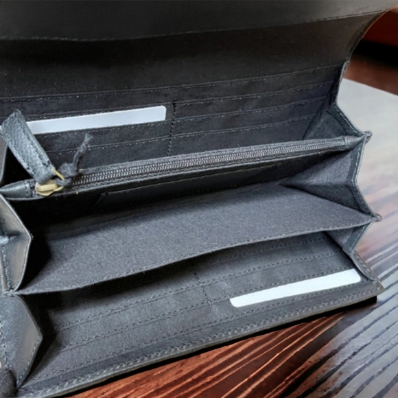 New! Myra Bag Cowhide Hand Tooled Leather Sunflower Turquoise Buckstitch… - Picture 6 of 8